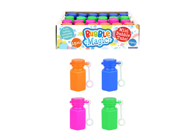 Zauberstab-Seifenblasen 15Ml - Bubble Magic Bunte Seifenblasen für Kinder, Party-Pack TK Gruppe® Grosshandel 