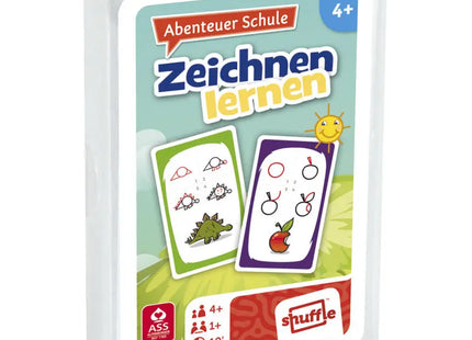 Zeichnen Lernen Kit im Kunststoffetui - Entwickle Kreativität und Feinmotorik TK Gruppe® Grosshandel 