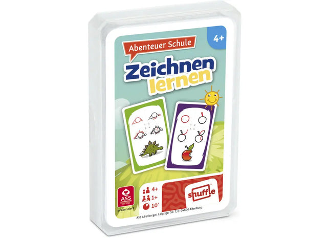 Zeichnen Lernen Kit im Kunststoffetui - Entwickle Kreativität und Feinmotorik TK Gruppe® Grosshandel 