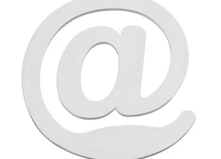 Zettelklammer '@-Zeichen' – Weiße Büroklammer für Notizen und Dokumente TK Gruppe® Grosshandel 