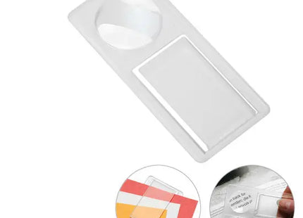 Zettelklammer mit Lupe - Gefrostetes Glasklar, Praktisch & Innovativ TK Gruppe® Grosshandel 