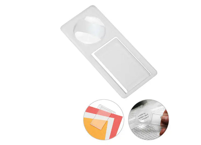 Zettelklammer mit Lupe - Gefrostetes Glasklar, Praktisch & Innovativ TK Gruppe® Grosshandel 