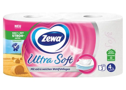 Zewa Ultra Soft Toilettenpapier 2x150 Blatt - 4-lagiger Luxuskomfort, 100 Zeichen TK Gruppe® Grosshandel 
