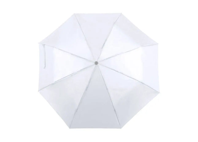 Ziant Eleganter Regenschirm in Reinweiß - Modern und Stylisch TK Gruppe® Grosshandel 