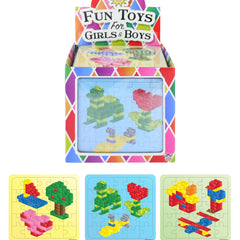 Ziegelpuzzle, 13 cm x 12 cm, 3 verschiedene Designs TK Gruppe® Grosshandel 