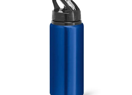Zitronenfarbige Sport-Trinkflasche 670 ml in Royalblau - Ideal für Aktive TK Gruppe® Grosshandel 