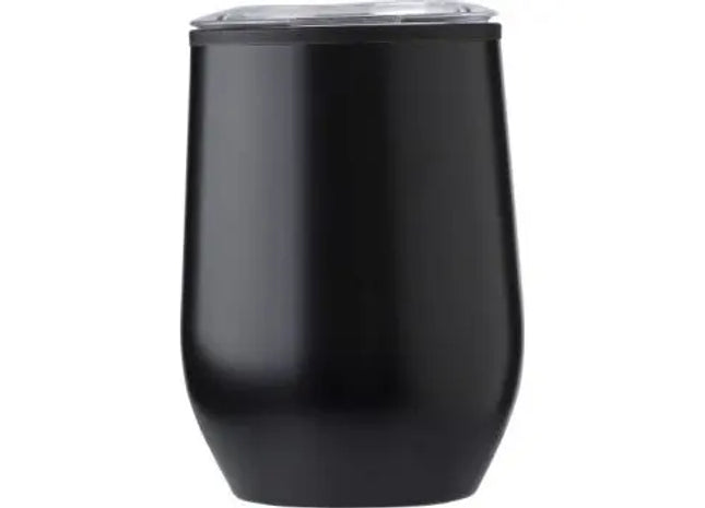 Zoe Edelstahl-Reisebecher - 300ml, Modernes Schwarz TK Gruppe® Grosshandel 