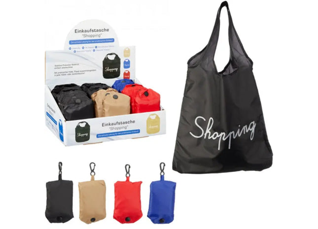 Zusammenfaltbare Einkaufstasche 'Shopping', 33x34cm – Umweltfreundlich und Tragbar TK Gruppe® Grosshandel 