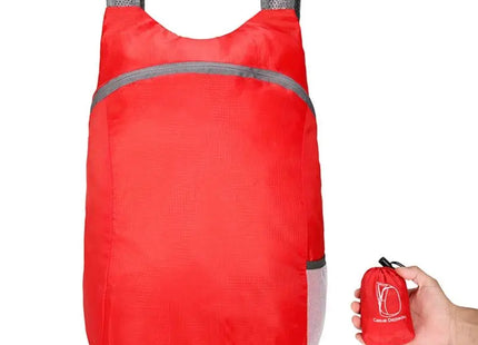 Zusammenklappbarer Rucksack in Rot TK Gruppe® Grosshandel 