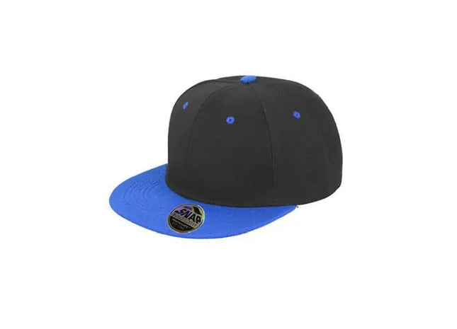 Zweifarbige Bronx Original Flat Peak Snapback, urban und auffällig TK Gruppe® Grosshandel 