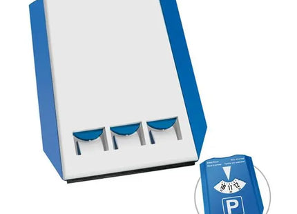 Zweifarbige Parkscheibe in Blau-Weiß – Klare und einfache Zeitmarkierung TK Gruppe® Grosshandel 