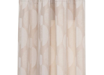 Jacquard-Vorhang Wimbi 140 x 260 cm leinenbeige