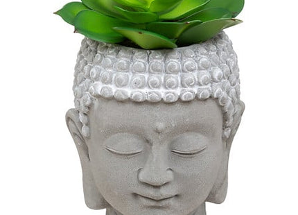 Kunstpflanze Buddha Zementtopf H12,5cm