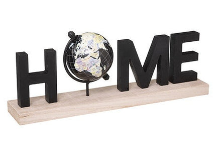 Wort zum Aufstellen "Home" schwarz H13,5cm