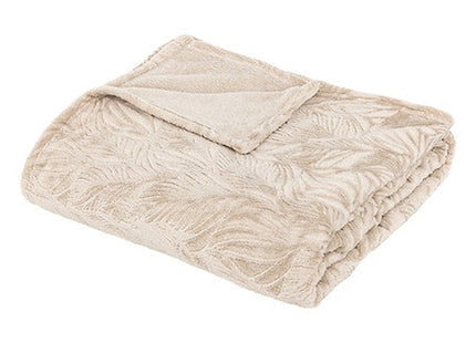 Flanellplaid Roy Beige 180x230cm