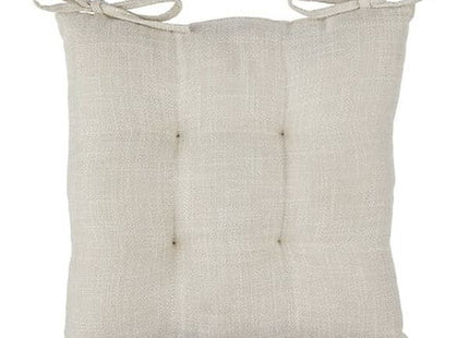 Clem Stuhl-Kissen 38 x 38 cm beige Leinen-Polyester