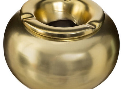 Aschenbecher rund Keramik gold D12,5cm