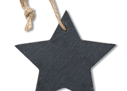 Weihnachtshänger Stern aus Schiefer