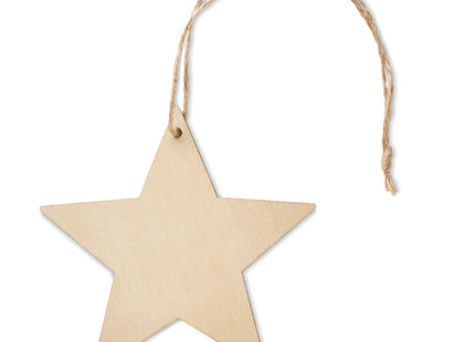 Sternförmiger Kleiderbügel aus Holz