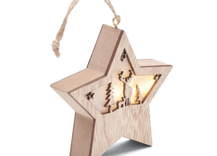 MDF-Stern mit Licht