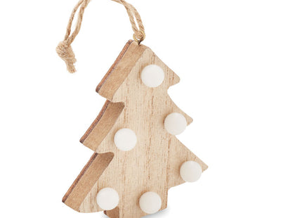 Unkrautbaum aus Holz mit Lichtern
