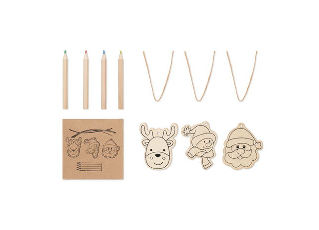 Zeichnung Holzornamente Set