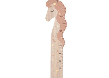 Kindermesslatte Einhorn Holz 30x130cm