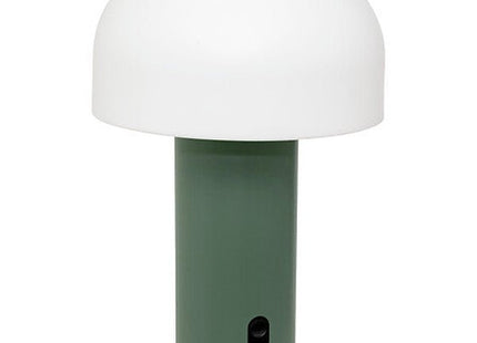 Jany Außenlampe Höhe 22 cm PP und olivgrünes Metall