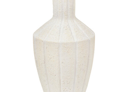 Nolwi Vase Höhe 48 cm antik weiß Magnesia