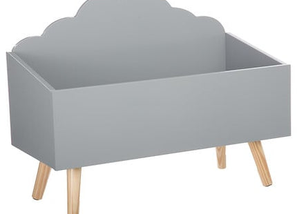 Kindertruhe "Wolke" grau 58x28cm