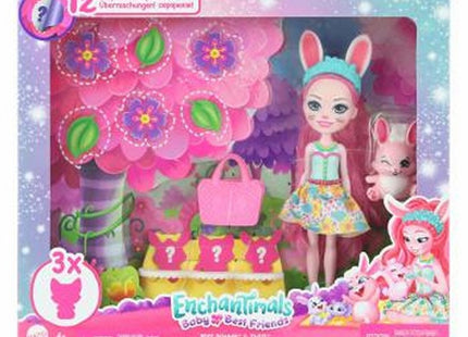 Enchantimals Baby Best Friends Speelset Bree Bunny & Twist met Pop 21,5x25,5cm