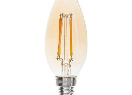 LED-Glühbirne "Flamme" Bernstein D3,5cm E14