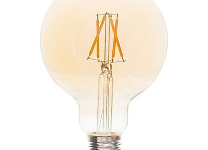 LED-Glühbirne "Globe" Bernstein D10cm E27