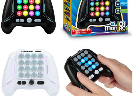 FUN Elektronisch Spel Click Maniac 5in1 met licht en geluid 12x14,5x5,5cm