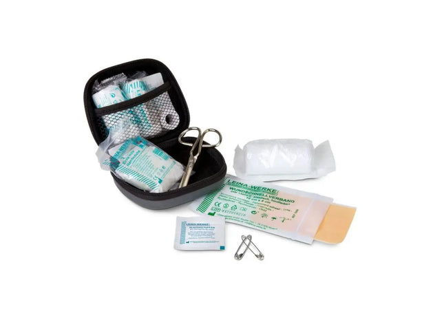 grau: 12-teiliges Erste-Hilfe-Kit in Grau - Kompakt & Effizient TK Gruppe® Grosshandel 
