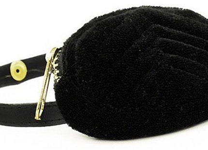 I'm a Girly Accessory Trendy Black Belt Bag (for 18" Doll)