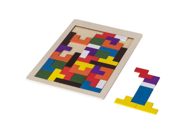 Skyla Holz-Puzzle: Kreatives Denkspiel für Kinder – Hochwertiges Holzspielzeug zum Lernen und Spaß haben TK Gruppe® Grosshandel 