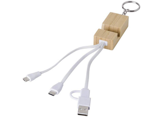 Sutton Schlüsselanhänger aus Bambus, nachhaltig & stilvoll TK Gruppe® Grosshandel 