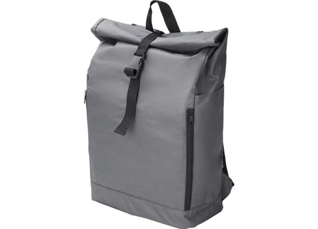 Evie Rolltop-Rucksack aus rPET-Polyester 600D, umweltbewusst & robust TK Gruppe® Grosshandel 