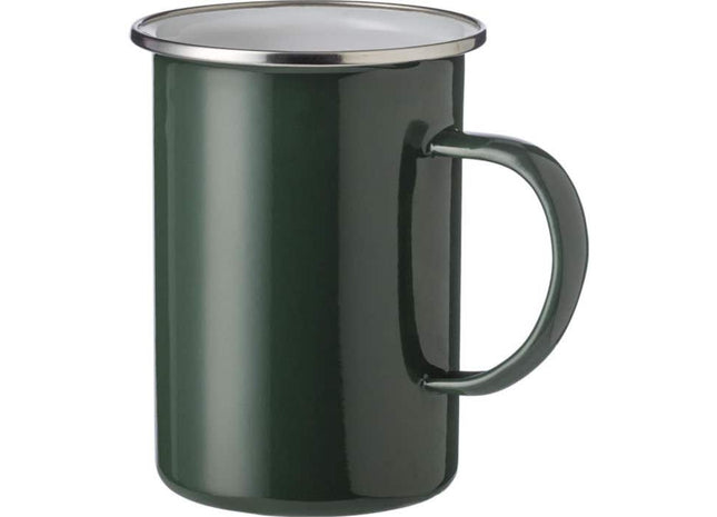 Stilvoller 550 ml Emaille-Becher: Robust & Zeitlos - Ayden TK Gruppe® Grosshandel 