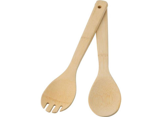 Elara Bambus Salatbesteck: Ökologisch, Elegant & Langlebig TK Gruppe® Grosshandel 