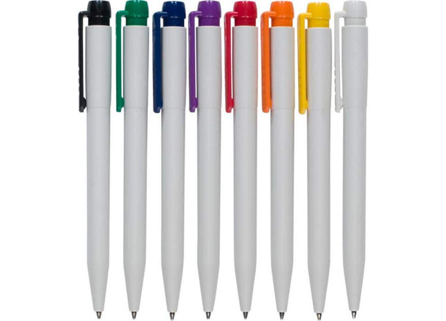 Stilolinea ABS Pier Kugelschreiber: Farbclip-Design, Ergonomischer Griff TK Gruppe® Grosshandel 