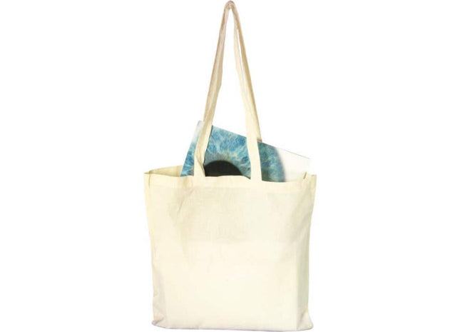 Hilda Baumwolltasche – Öko-freundlich, Stilvoll & Praktisch für Unterwegs TK Gruppe® Grosshandel 