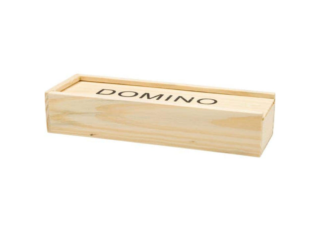 Holzbox-Domino-Set "Enid" - Klassisches Spiel in eleganter Verpackung TK Gruppe® Grosshandel 