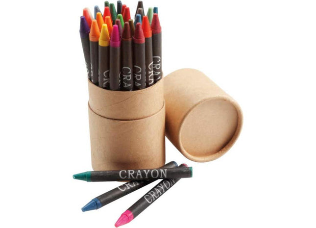 30-teiliges Set Wachsmalstifte Gabrielle: Kreatives Zeichnen und Malen für Kinder mit einer Vielzahl von Farben TK Gruppe® Grosshandel 