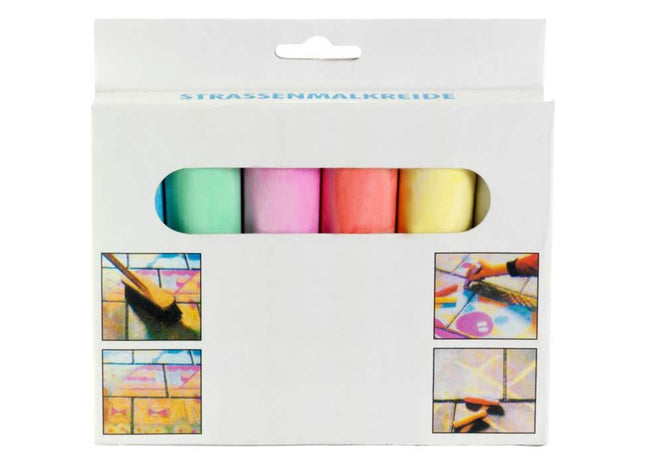 Bunte Straßenkreide Ottilie: Kreativer Spaß im Freien für Kinder aller Altersgruppen und ganze Familien TK Gruppe® Grosshandel 