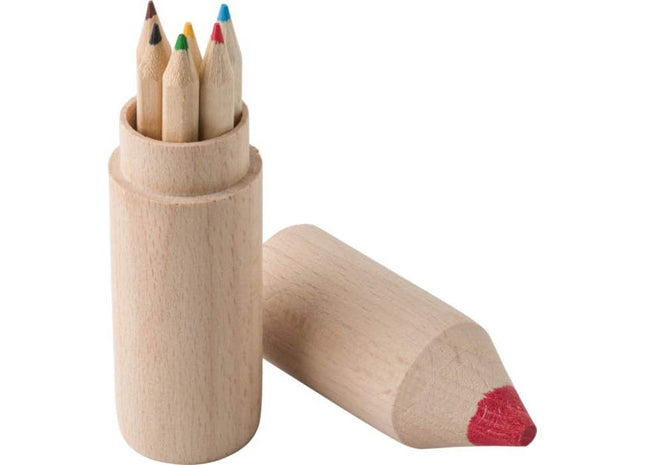 Francis Holzkoffer mit Farbstiften: Hochwertiges Set für kreativen Ausdruck, perfekt für Künstler jeden Alters TK Gruppe® Grosshandel 