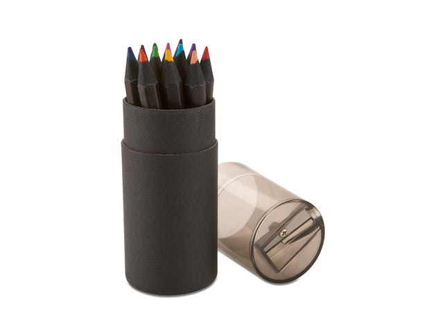 Schwarze Buntstifte