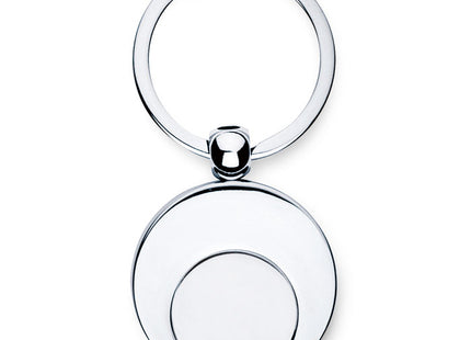 Schlüsselanhänger aus Metall mit Token