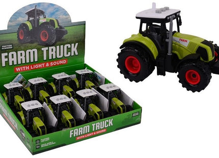 Junior Farm Truck frictie met licht en geluid in display 15cm